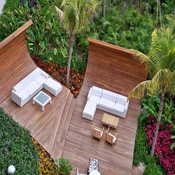Deck de madera tropical